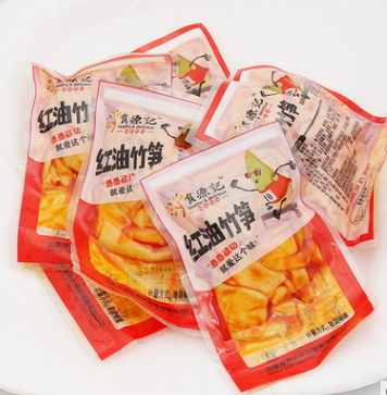 新货供应开袋即食竹笋干 山椒味休闲零食品泡椒笋片图3