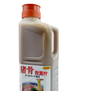 日式拉面火锅汤底 食研猪骨白汤1.9L/瓶 豚骨浓缩拉面汁 一瓶起批图3