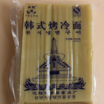 后塔食品 东北西塔烤冷面25片 2100g 面皮加厚 整箱20包500片图2