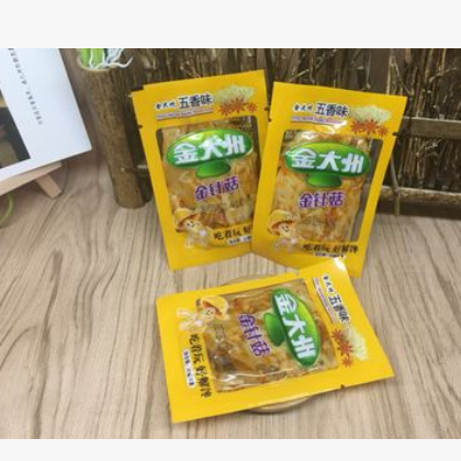 金大州金针菇独立小包装 香辣味 麻辣味 烧烤味 休闲零食图3