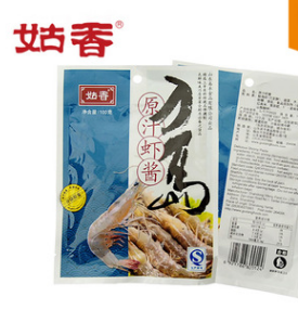 姑香 虾酱100g 即食海鲜酱料调味品烧烤蘸料酱料火锅调料厂家批发