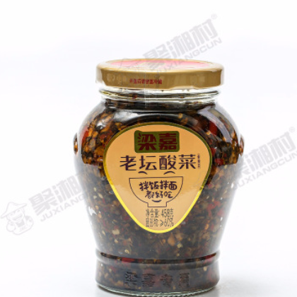 “梁嘉”老坛酸菜(458g)（瓶）458g梁嘉老坛酸菜图2