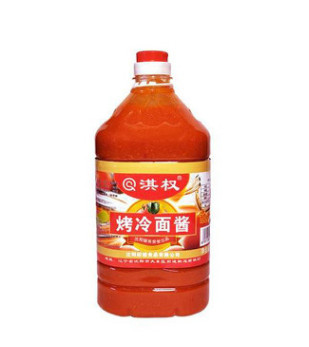 东北酸甜烤冷面酱铁板类小吃调味酱2.5kg/桶专用香辣甜酸烧烤酱图2