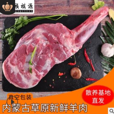 新鲜羊肉锡林郭勒羔羊前腿现宰现发烧烤火锅店供应食材冷冻羊腿图2