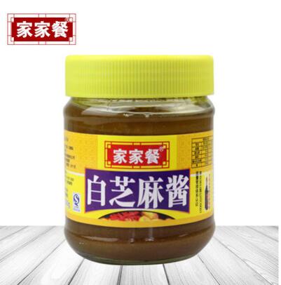 家家餐芝麻酱 白芝麻酱 350g 家用调味酱 火锅蘸料用调味芝麻酱图3