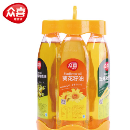 众喜组合油 食用油 金玉组合 750Ml*6瓶装图2