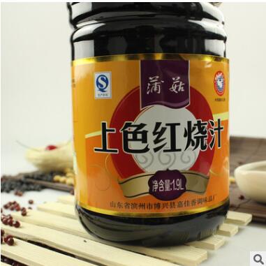 山东蒲菇酱油上色红烧汁 蒲菇红烧汁老抽红 炒菜烹饪调味品上色图2