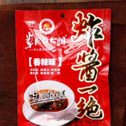 草原红太阳炸酱一绝100g*60袋 香辣味 五香味 酱面即食调料拌面炸图3