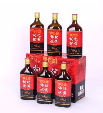 厂家直销枸杞优黄陈酿黄酒一箱6瓶（480ml/瓶）枸杞黄酒图2