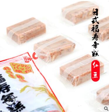 日本福寿红豆拉丝年糕日式碳烤年糕拉丝花福切饼400g/包X20/包/箱图3