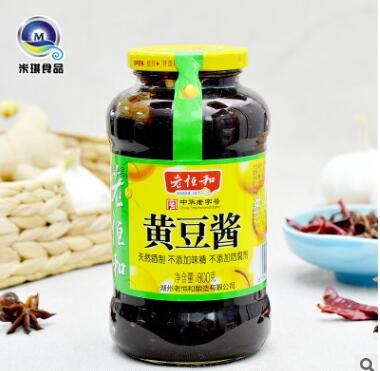 正品保障老恒和黄豆酱800g 炒菜拌面调味火锅蘸酱调味酱图3