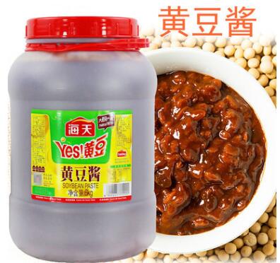 海天黄豆酱6kg*2桶/箱餐饮装 酱香醇厚 豆瓣酱大豆酱大酱烤肉酱图2