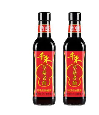 批发千禾草菇老抽酱油酿造烹饪发酵蘸香味酱油500ml*12瓶量大从优图3