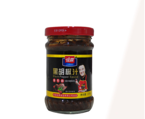 佳霖210g*12黑胡椒酱汁酱猪扒牛排意面牛肉拌面酱调味品厂家直销图3