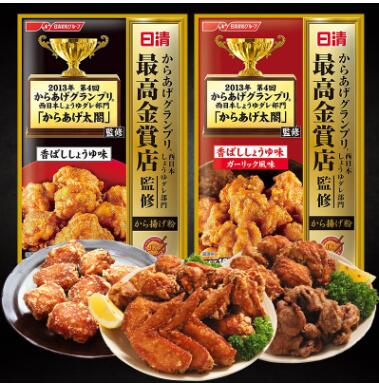 日本原装进口日清炸鸡粉家用蒜香鸡排鸡块调味料脆皮裹粉炸粉110g