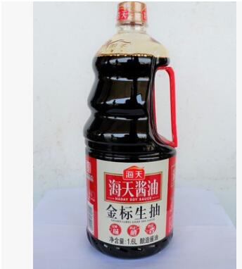 批发销售海天酱油 金标生抽1.6L*6 炒菜酱油调料 食堂学校可用图3