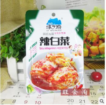 淳于府辣白菜100g*60袋整箱批发韩式泡菜下饭菜火锅食材拌饭酱菜图2