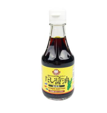 日本进口儿童调味品辅食妙谷优选昆布酱油调味汁200ml8.8%盐分图3