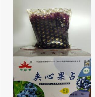 山东 厂家直销 济莲香蓝莓果占 12KG/箱原装裱花写字专用果占图3