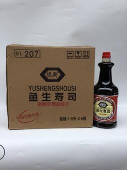 德厨鱼生寿司酱油1.6L.6芥末三文鱼刺身海鲜特级豆捞生鱼片酱油图3