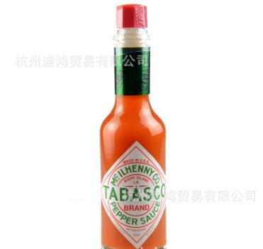 进口TABASCO美国辣椒仔60ml*12原味辣椒汁辣椒酱牛排披萨意面西餐图2