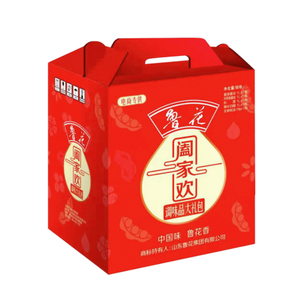 鲁花酿造酱油1L装 厨房调料 大礼品礼盒装 代发图2